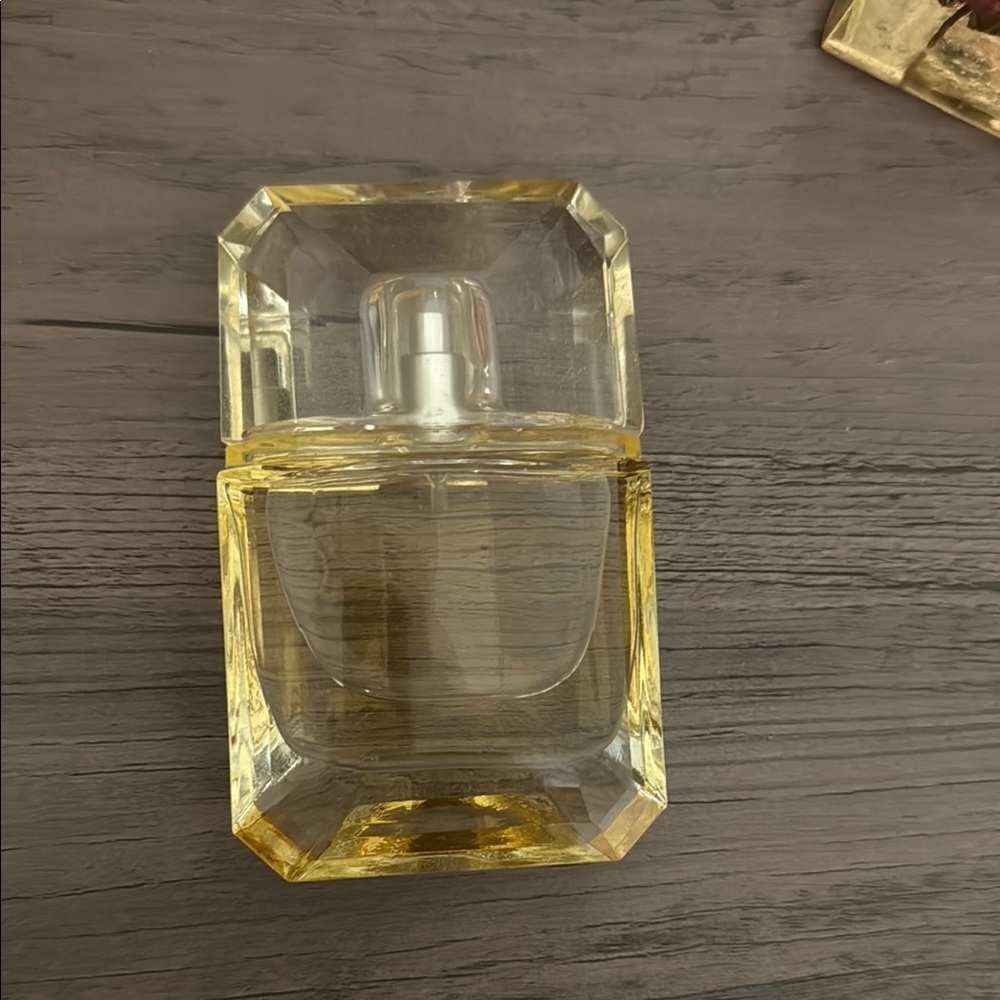 Elegant Yellow Perfume Bottle